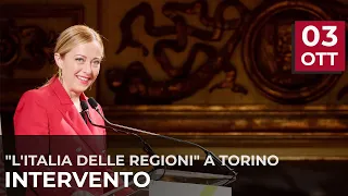 "L'Italia delle Regioni", l'intervento del Presidente Meloni