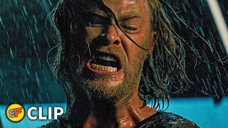 Thor Tries To Lift His Hammer - Hawkeye's First Appearance Scene | Thor (2011) Movie Clip HD 4K