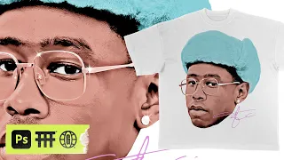 How To Design STREETWEAR PORTRAIT Shirts (Photoshop Tutorial) ©2024