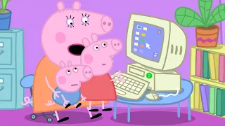 Peppa Pig Hrvatska | Rad od kuće | Crtići Za Djecu