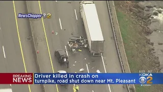 Driver Killed In Crash On Turnpike, Road Shut Down Near Mt. Pleasant
