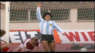 GOL de Maradona (Argentina vs Austria) - Partido Amistoso 1980 [HQ]