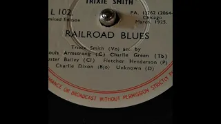 Trixie Smith –  Railroad Blues / 78rpm / Schellack / Shellac record.