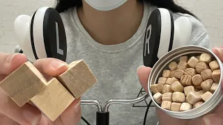 【ASMR】カチャカチャ、カチカチの音/Wood Cube Sound🪵