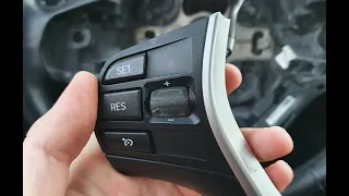 BMW F30 Steering Wheel Cruise Control Button Replacement