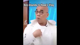 Boy Abunda to Hope's Vlog #shorts #boyabunda #philippines #lizasoberano #disappointment #ogiediaz