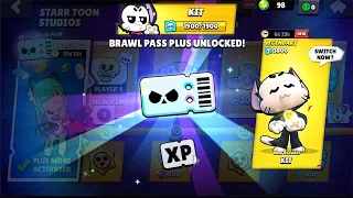 NEW BRAWL PASS PLUS SEASON FOR KIT🔥😱 BRAWL STARS NEW UPDATE🔥🎁