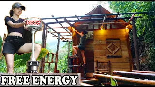 Harnessing Hydropower Energy and Installation of free electrical system for cabin camp | OFF GRID