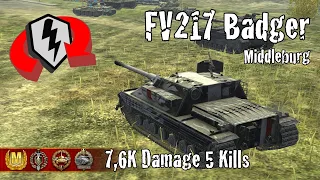 FV217 Badger  |  7,6K Damage 5 Kills  |  WoT Blitz Replays