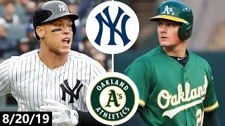 New York Yankees vs Oakland Athletics Highlights | August 20, 2019 (2019 MLB Season)