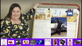 Learning Letters: Introducing Letter Jj  - Phonics Mini PreK Letter Lesson #19