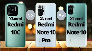 Redmi 10C Vs Redmi 10 Pro Vs Redmi Note 10 |  Especificaciones completas