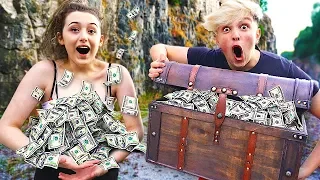 I Went Exploring & Found $100,000 in Abandoned Treasure Chest... (Treasure Hunt Challenge)