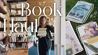 Bunter BOOK HAUL 📔🍓✨ ganz viele neue Bücher + MINIVLOG (Fantasy, Romane, Klassiker)