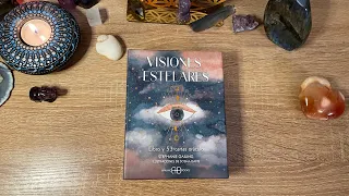 VISIONES ESTELARES 👁️💫🌌✨UNBOXING ✨ORÁCULO ✨RESEÑA ✨Vivir Bonito 🪷