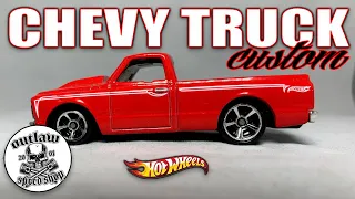 Custom Topless Hot Wheels Chevy Pickup