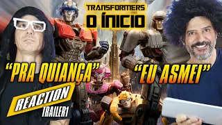 MAIS um TRANSFORMERS e dessa vez PRA CRIANÇAS? Trailer 1  #reaction