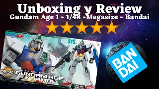 Unboxing y Review - Gundam Age 1 - 1/48 -Megasize - Bandai