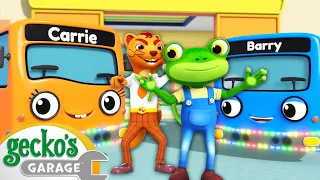 New & Shiny Bumper on the Bus! | Animals for Kids | Funny Cartoons | Learn about Animals