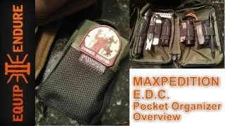 Mini Survival Kit, Maxpedition EDC Organizer by Equip 2 Endure