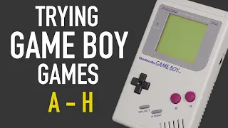 Game Boy Games! A to H - Mike Matei Live