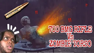 Lets React: 700 BMG Rifle vs Zombie Torso!!! (W/@KentuckyBallistics)