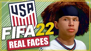 FIFA 22 🇺🇸  AMERICAN Wonderkids with Real Faces: UNITED STATES YOUNG TALENTS - Career Mode