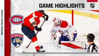 Canadiens @ Panthers 1/1/22 | NHL Highlights