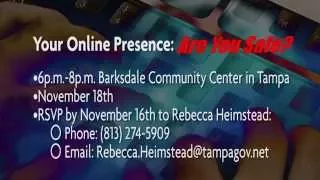 Mayor's Youth Leadership Council: Cyber-bullying Forum Promo