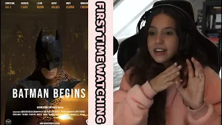 BATMAN BEGINS (2005)  ☾ MOVIE REACTION - FIRST TIME WATCHING!