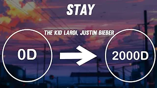 The Kid LAROI, Justin Bieber - STAY + 2000 D |Use Headphone🎧|AMA|