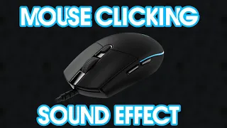 🖱Mouse Clicking Sound Effect | HX Sounds