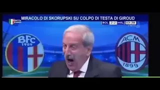 Tiziano Crudeli show - Bologna 2:4 AC Milan