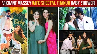 12th Fail Actor Vikrant Massey Wife Sheetal Thakur Grand Baby Shower With Family And Friends