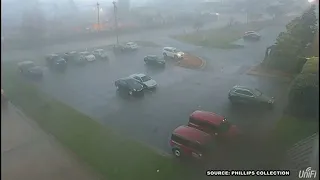 RAW: Tornado security video shows damage at Phillips Collection in High Point