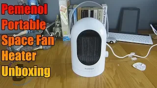 Pemenol Portable Space Fan Heater Unboxing