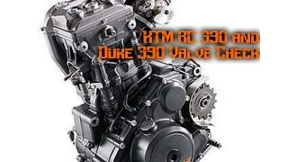 How to do a Valve Check on the KTM RC390/RC200/RC125 and Duke 390/200/125