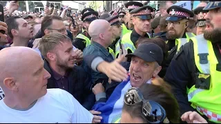 Chaos outside Old Bailey as Tommy Robinson attends court