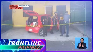 Maaksyong pagtugis sa ilang suspek, sapul sa dashcam video | Frontline Pilipinas