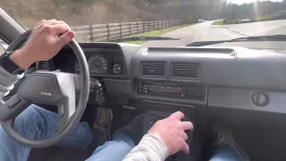 Driving the 1987 toyota pickup