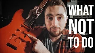 10 COMMON MISTAKES Beginner Guitarists Make