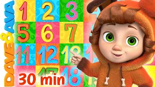 📚 Alice the Camel & More Counting Songs | Nursery Rhymes and Baby Songs by Dave and Ava 📚