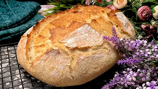 Ich kaufe kein Brot mehr! Schnelles Brotrezept! Brot in 5 Minuten!