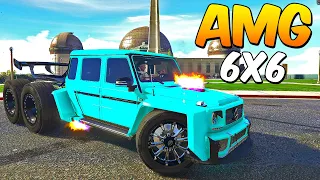 Arrancones En Mi G63 Modificada 6x6 Gta Rp