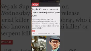 Charles Sobhraj released after 19 years in Nepal jail | Bikni killer