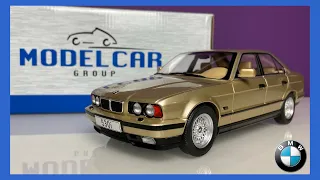 1:18 BMW E34 530i (Champagne Metallic) - Modelcar Group [Unboxing]