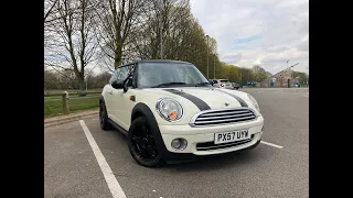 2007 White Mini Cooper 1 6 R56