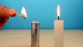 What if you make a candle from gallium and light it Gallium metal candle! Alex Davix!!!