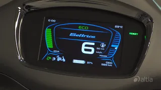 Altia HMI Software Running in the Vespa Elettrica