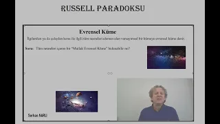 Kümeler kuramında buhrana neden olan bir kavram: "RUSSELL PARADOKSU"